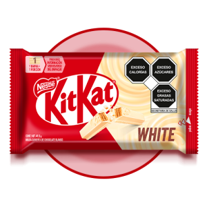 Deléitate con KitKat White: una experiencia suave y cremosa con nuestro chocolate blanco premium en cada bocado.